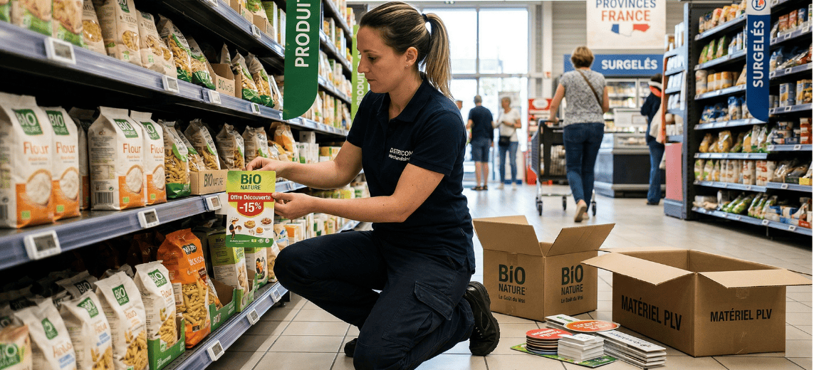 Implantation Merchandising : Réussir la Pose de vos PLV en Rayon